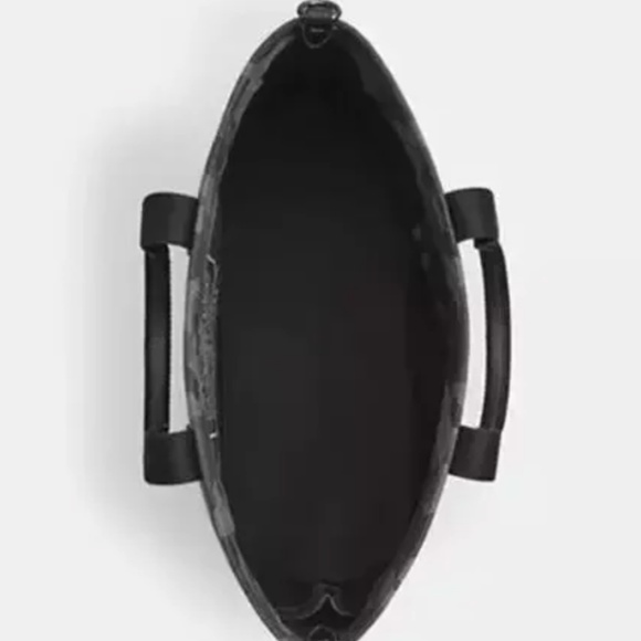 Coach Black and Gray Camouflage Tote Bag - Picture 3 of 8